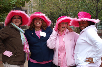 Pink hats